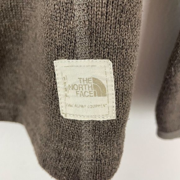 The North Face Woman's Sz S Brown‎ Pullover Fleece Sweatshirt Toggle Closure - Picture 7 of 9